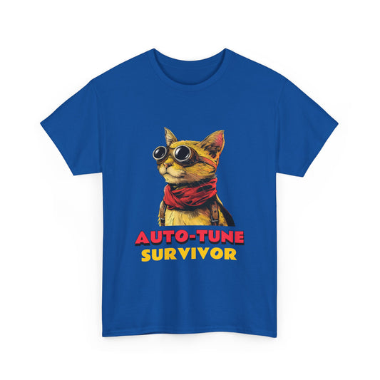 Unisex Heavy Cotton Tee | Auto-Tune Survivor