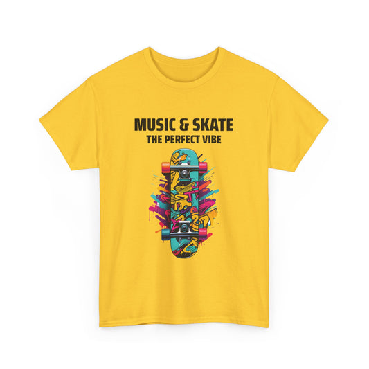 Unisex Heavy Cotton Tee | Music & Skate