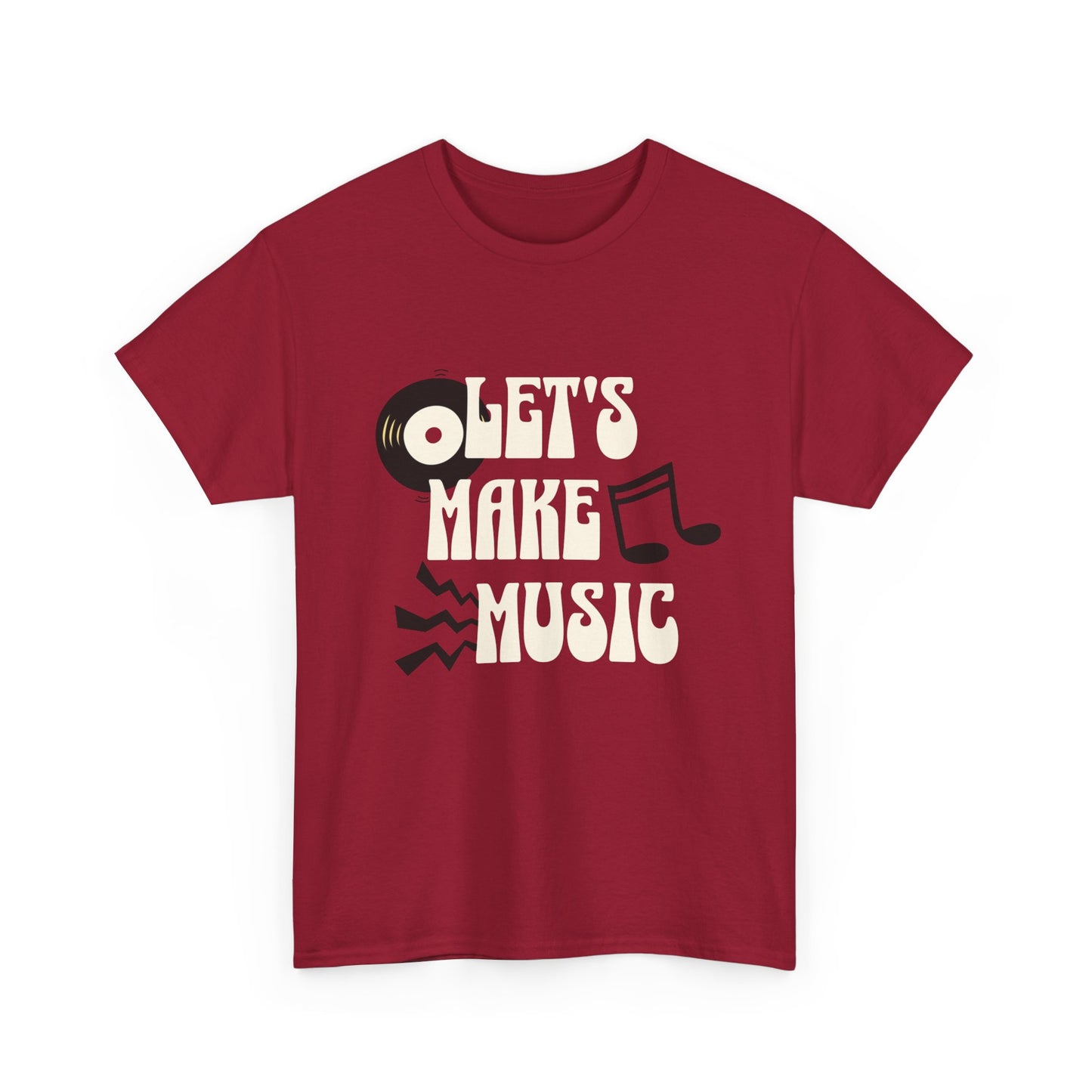 Unisex Heavy Cotton Tee | Let's Make Music