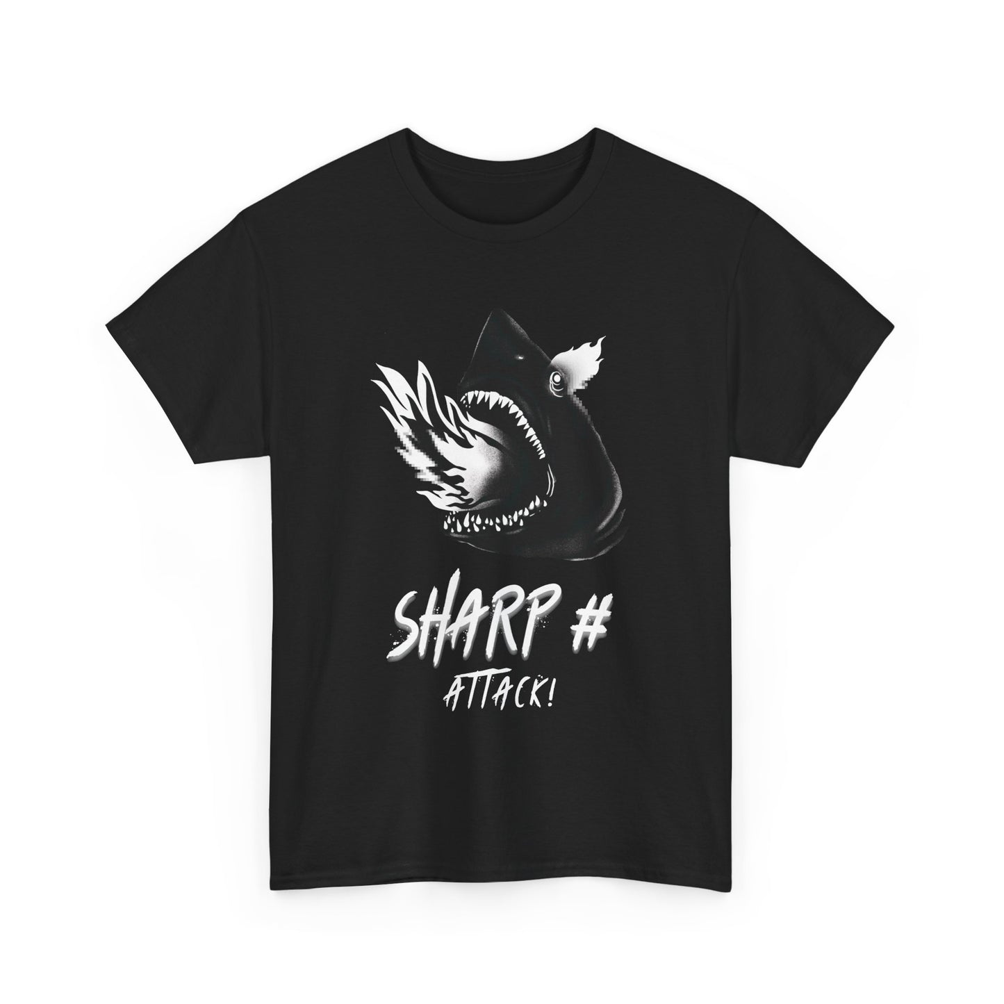 Unisex Heavy Cotton Tee | Sharp # Attack