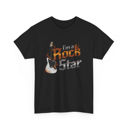 Unisex Heavy Cotton Tee | I'm a Rockstar