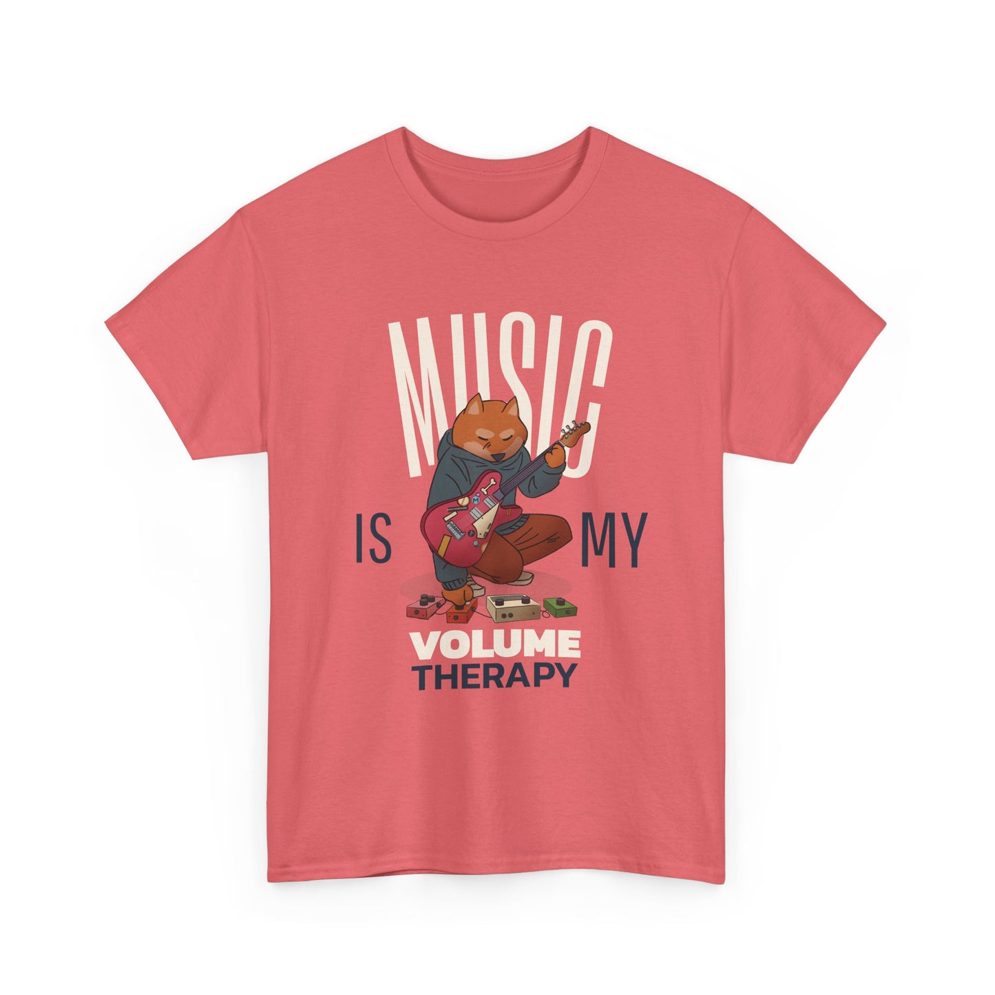 Unisex Heavy Cotton Tee | Music Is My Volume Therapy