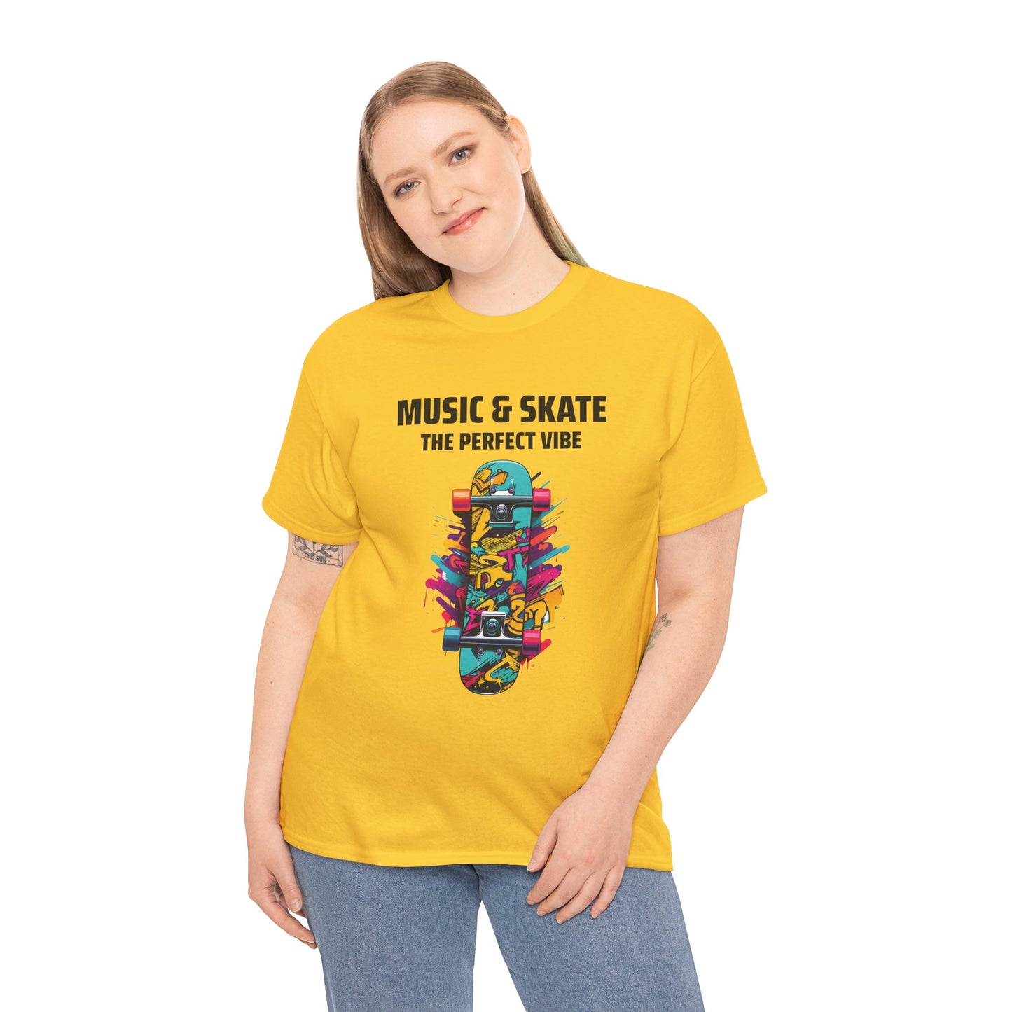 Unisex Heavy Cotton Tee | Music & Skate