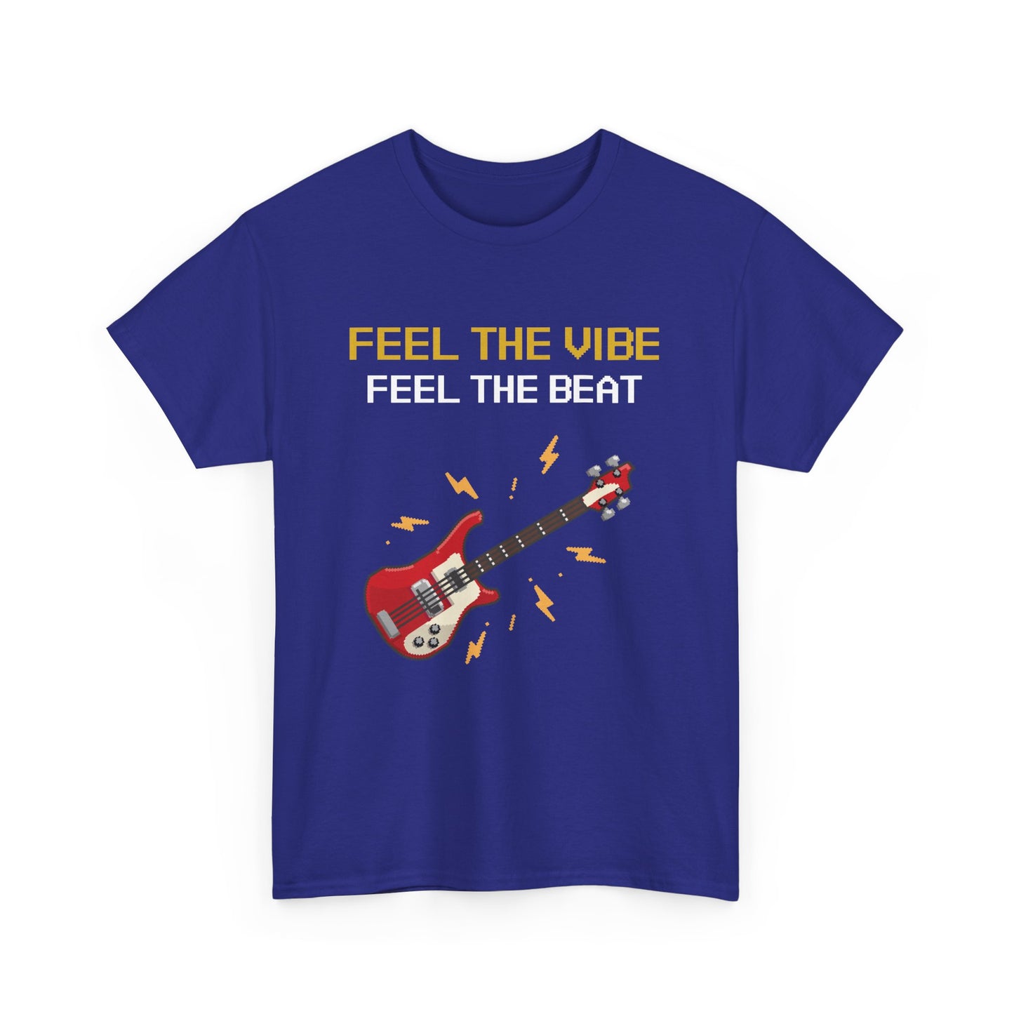 Unisex Heavy Cotton Tee | Feel The Vibe Feel The Beat